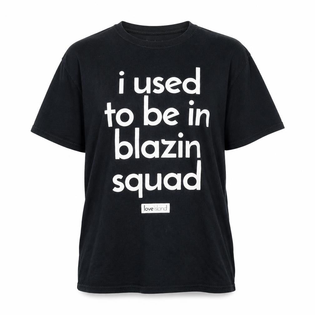 Love Island Womens Black   Basic T-Shirt Size L