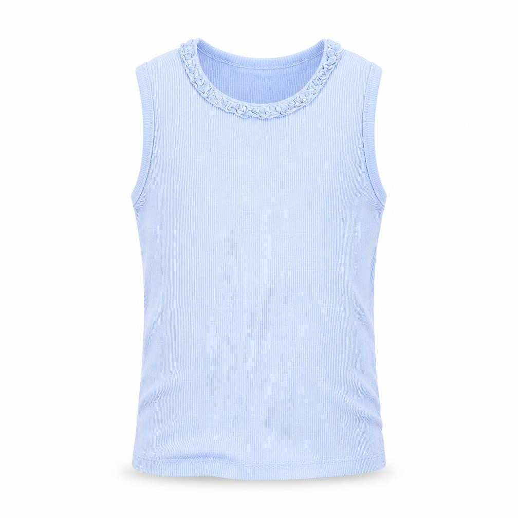 George Girls Blue   Basic T-Shirt Size 6 Years