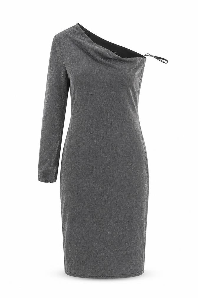 pre worn Womens Grey   Fit & Flare  Size 10