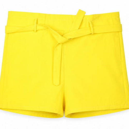 Preworn Womens Yellow   Mom Shorts Size XL