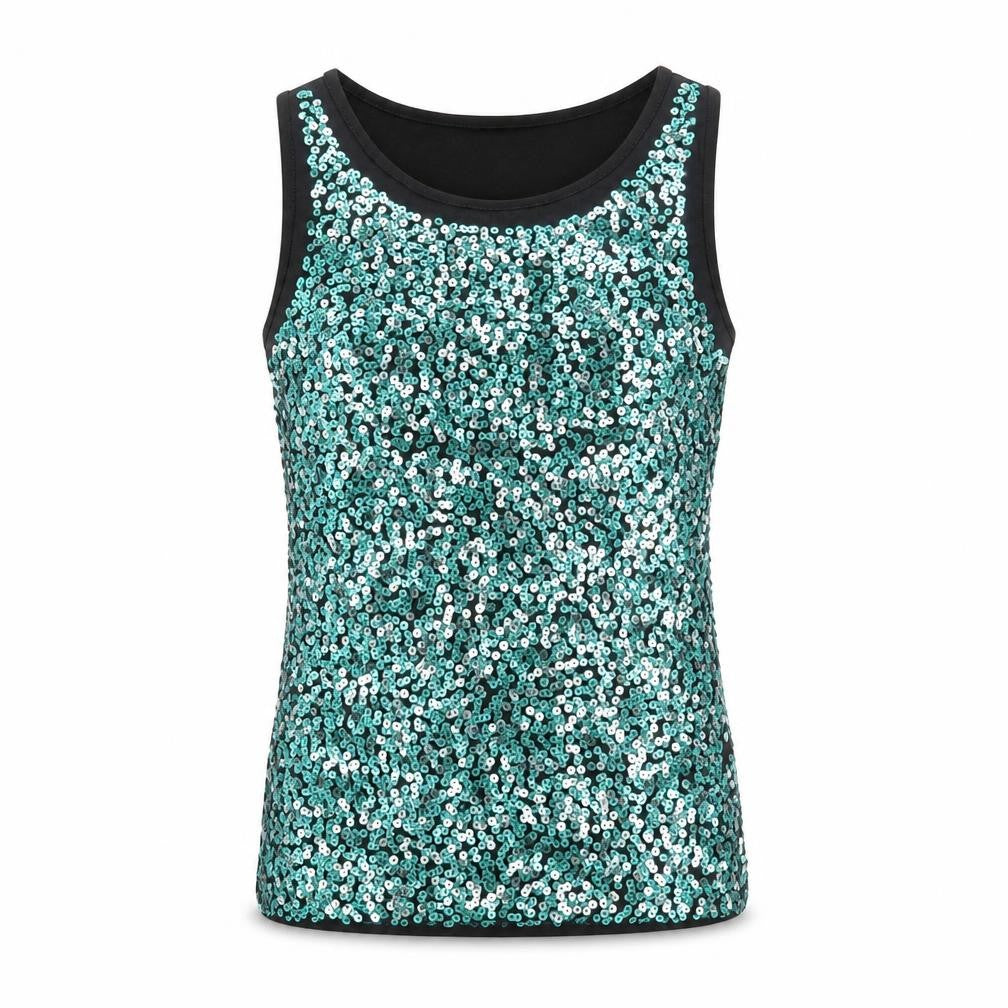 Candy Couture Girls Green   Basic T-Shirt Size 12-13 Years