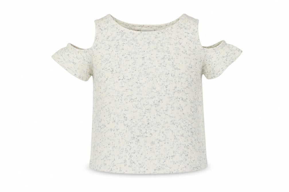 F&F Girls Grey   Basic T-Shirt Size 6-7 Years