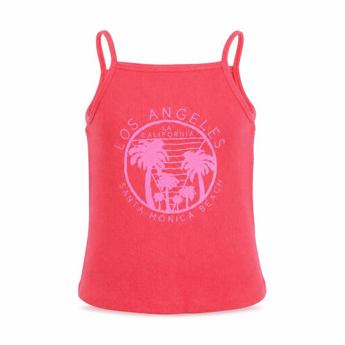 Candy Couture Girls Red   Basic T-Shirt Size 9 Years  - Los Angeles