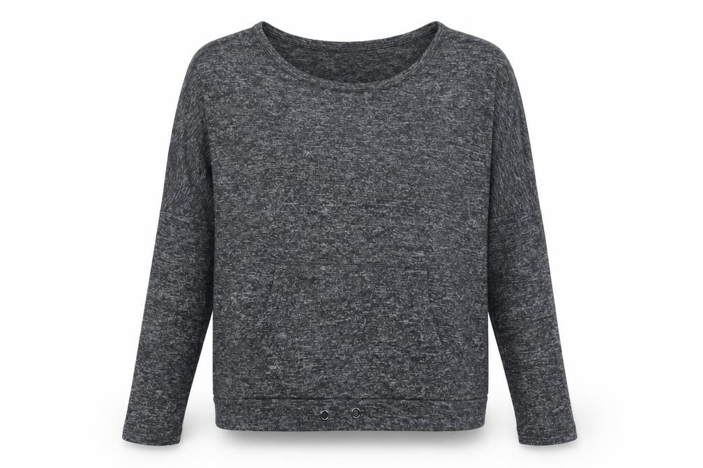 Atmosphere Womens Grey   Pullover Sweatshirt Size 12