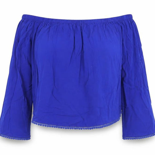 New Look Womens Blue   Basic Blouse Size 8