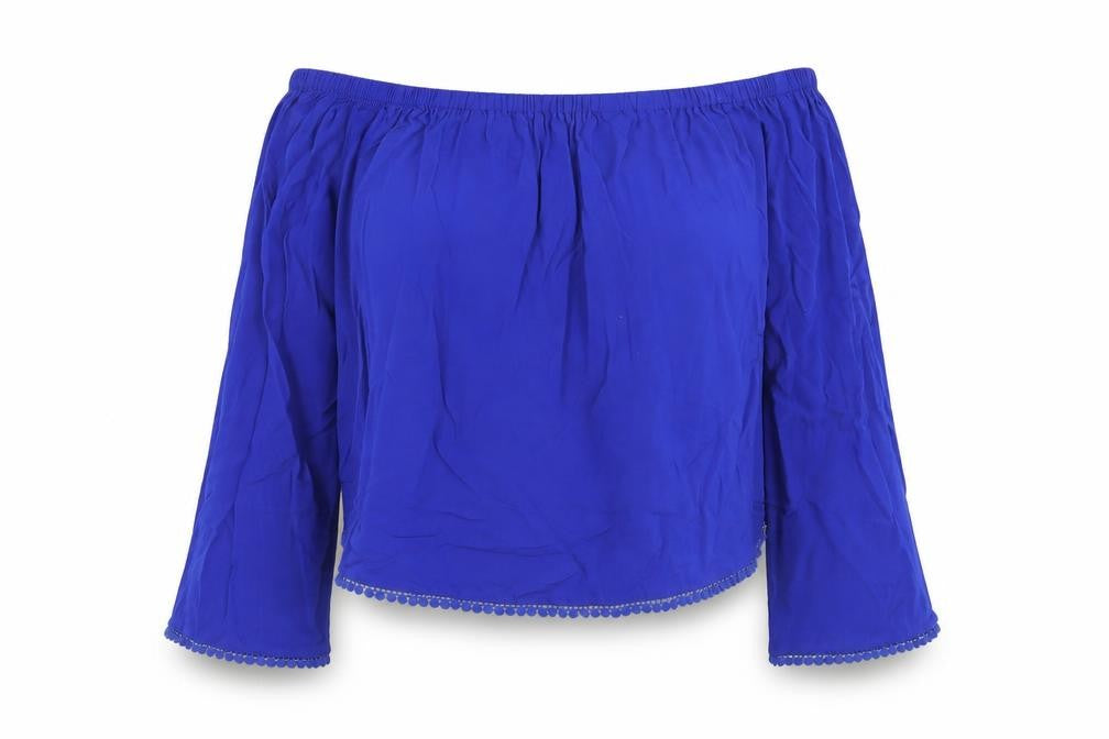 New Look Womens Blue   Basic Blouse Size 8