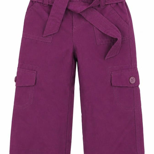 Earlydays Girls Purple   Cargo Trousers Size 6-9 Months