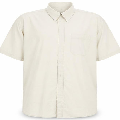 Double TWO Mens Beige    Button-Up Size XL
