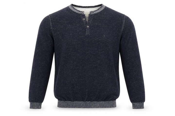 George Mens Blue Knit Pullover Jumper Size S