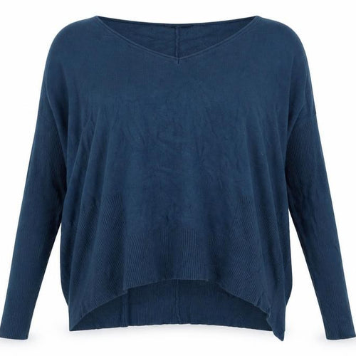 Ky Creations Womens Blue   Pullover Jumper Size M