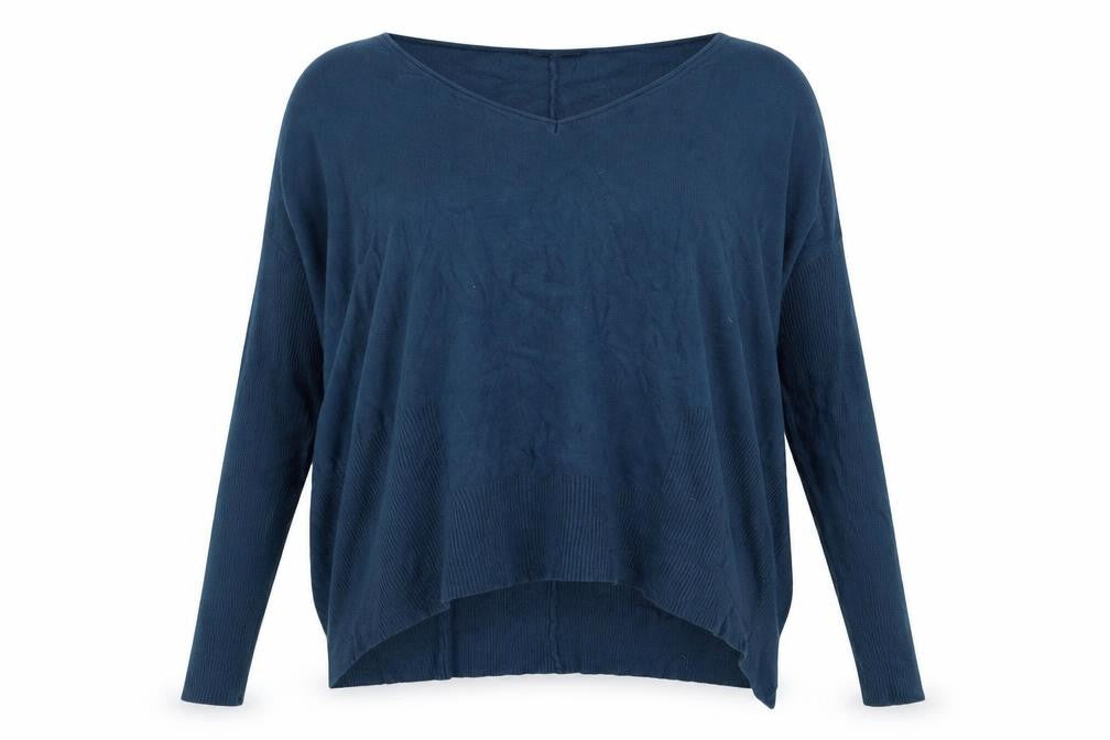 Ky Creations Womens Blue   Pullover Jumper Size M