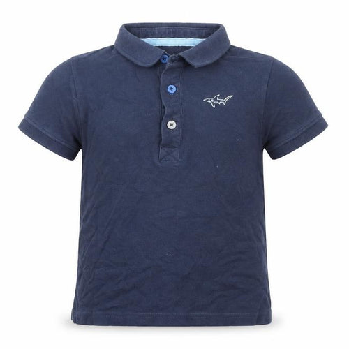 TU Boys Blue   Basic Polo Size 3-4 Years
