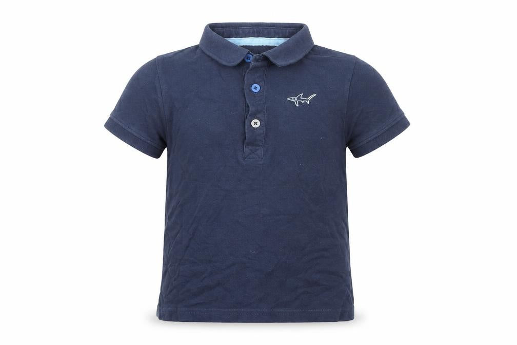 TU Boys Blue   Basic Polo Size 3-4 Years