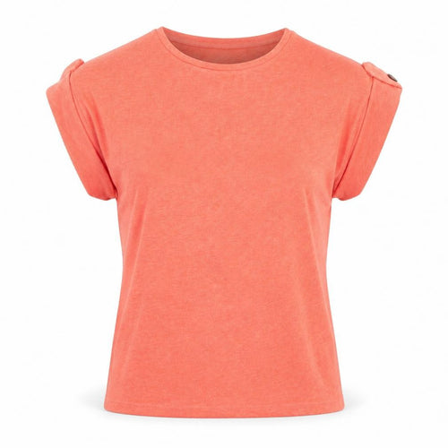 TU Womens Orange   Basic T-Shirt Size 10