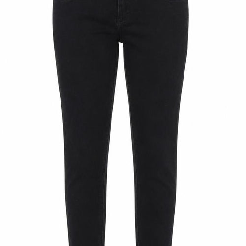 Denim co. Womens Black  Denim Straight Jeans Size 10 L30 in