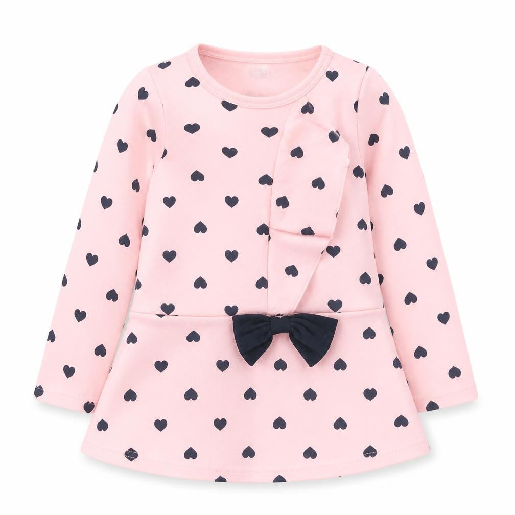 You're Beautiful Girls Pink Polka Dot  Basic Blouse Size 2-3 Years