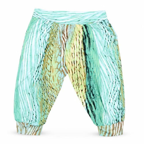 Twill Twenty Two Womens Blue Striped  Cropped Trousers Size L L20 in