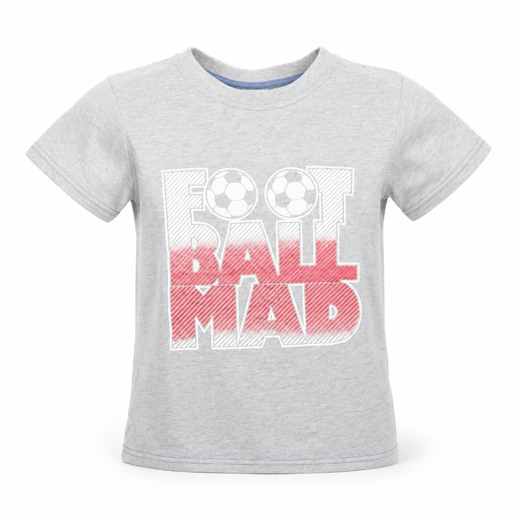 Preworn Boys Grey   Basic Button-Up Size 8 Years  - football mad