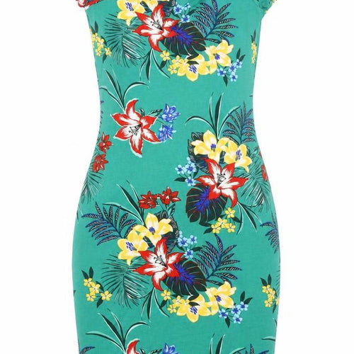 New Look Womens Green   Pencil Dress  Size 10