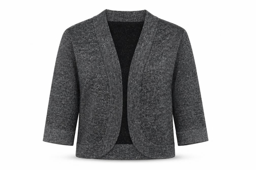 Front view of Bonmarché women’s grey overcoat coat, size M
