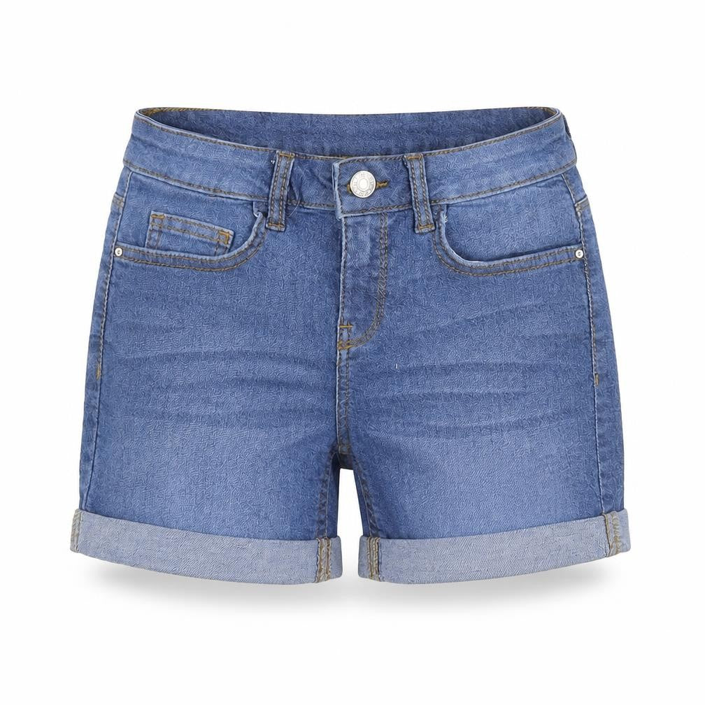 DENIMCO Womens Blue   Chino Shorts Size 4