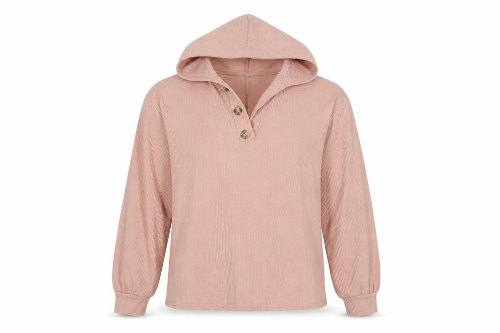 In the Style Womens Pink   Pullover Hoodie Size 10