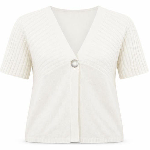 Casamia Womens Ivory   Cardigan Jumper Size L