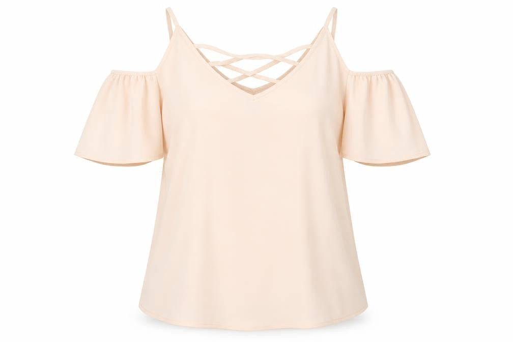 Primark Womens Pink  Mesh Basic Blouse Size 8