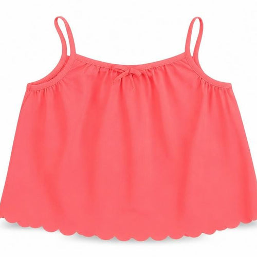 Tu  Girls Pink  Mesh Camisole Blouse Size 7 Years