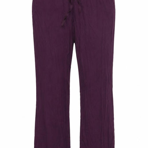 Midnight Womens Purple   Trousers  Size M L28 in - Loungewear