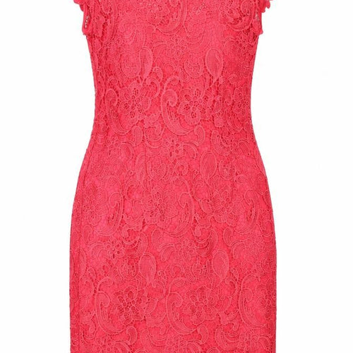 Sttenay Womens Red  Lace Pencil Dress  Size 4