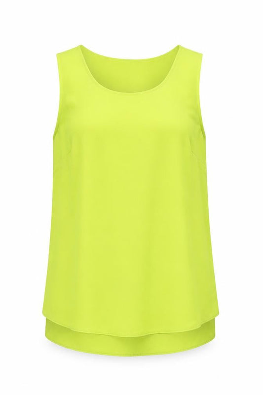 Front view of F&F women’s green basic blouse, size UK 8