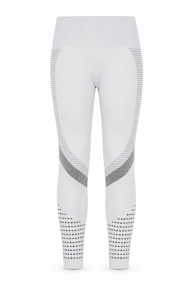 Preworn Womens Grey   Compression Leggings Size L L27 in