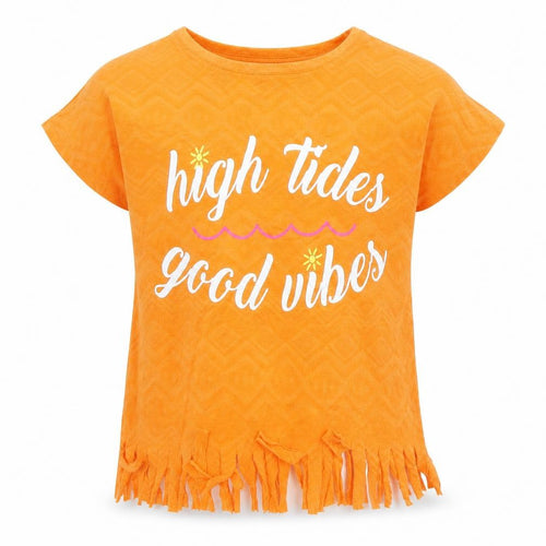 Matalan Girls Orange   Basic T-Shirt Size 4 Years