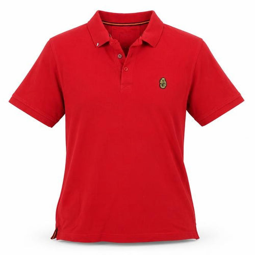 Luke Womens Red   Basic Polo Size XL