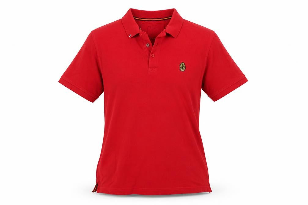 Luke Womens Red   Basic Polo Size XL