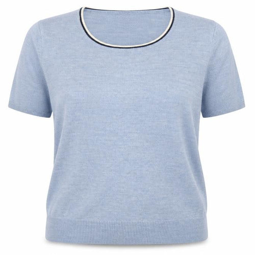 Classic Womens Blue   Basic Blouse Size 16