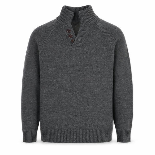 industilize Mens Grey   Pullover Sweatshirt Size L