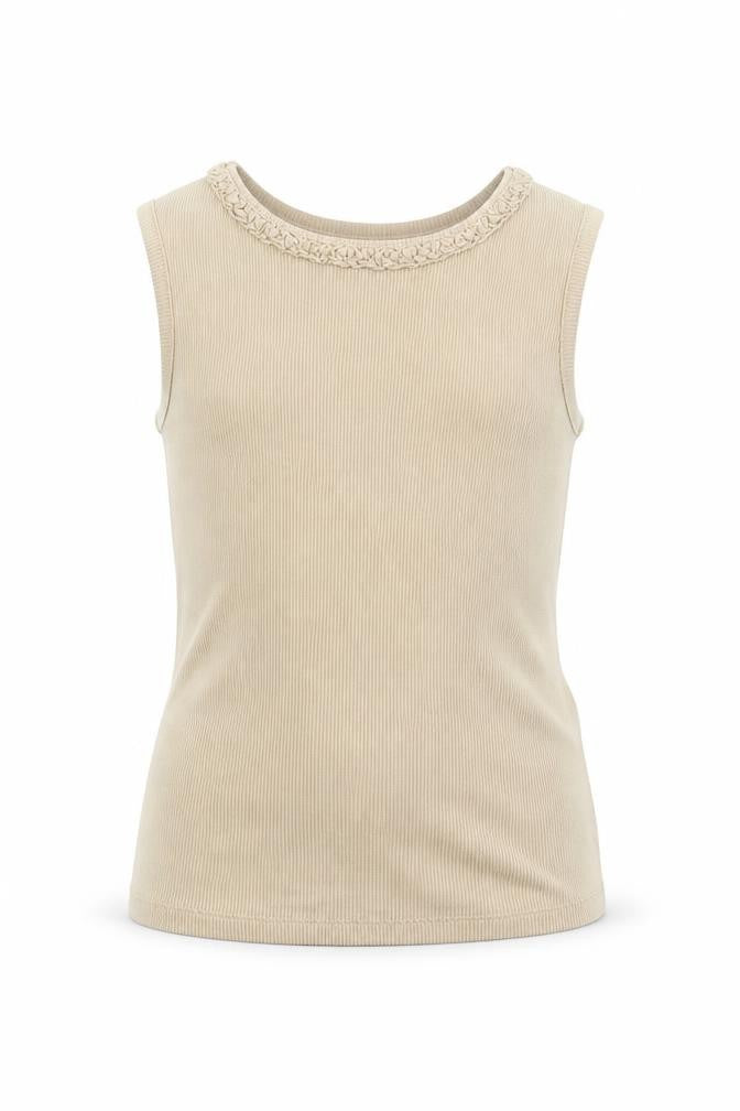 George Girls Beige   Basic Tank Size 6-7 Years
