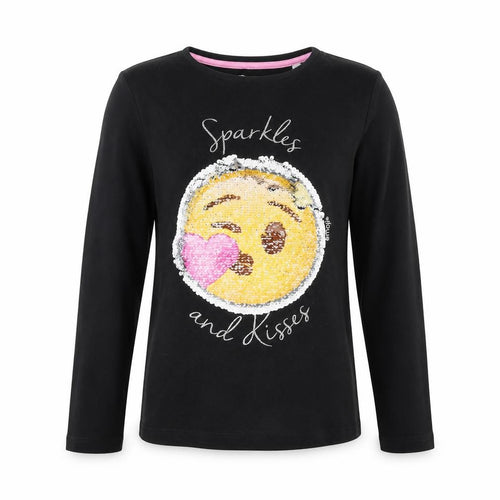 emoi Girls Black   Basic T-Shirt Size 9-10 Years
