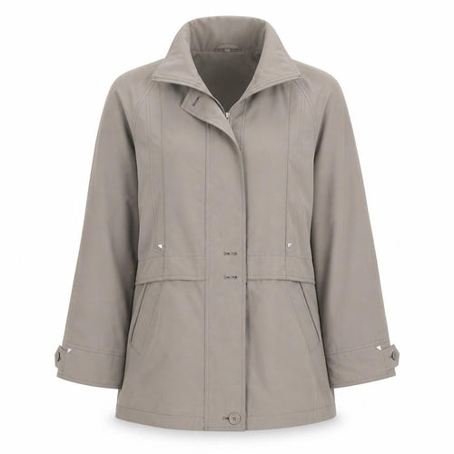 Telemac Womens Beige   Jacket Coat Size S