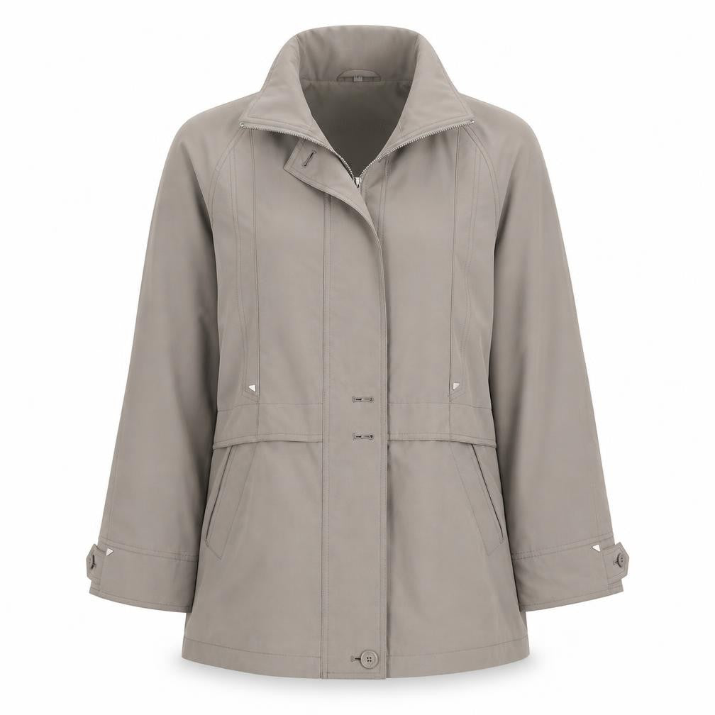 Telemac Womens Beige   Jacket Coat Size S