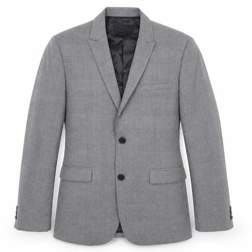 H&M Mens Grey Camouflage  Jacket Suit Jacket Size 38