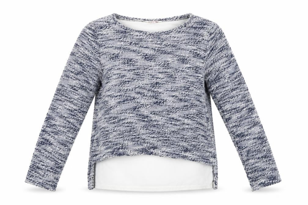 Miss Evie Girls Blue   Pullover Jumper Size 9-10 Years