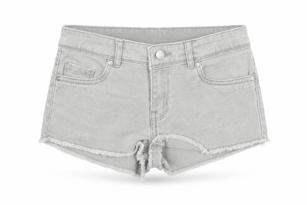 Denim & Co. Womens Green  Denim Cut-Off Shorts Size 6