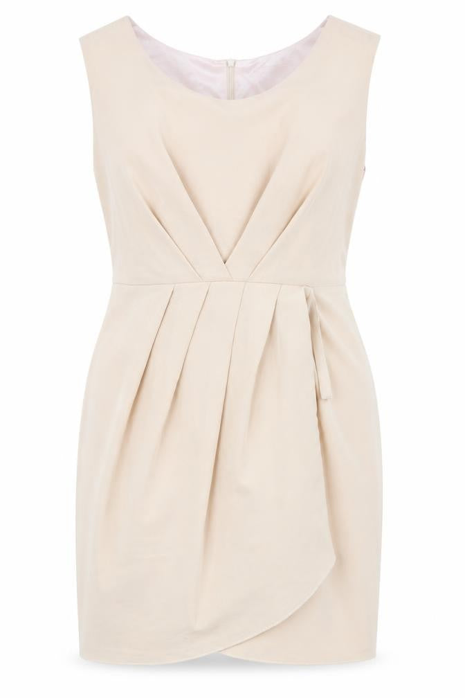 shikha Womens Beige   Pencil Dress  Size M