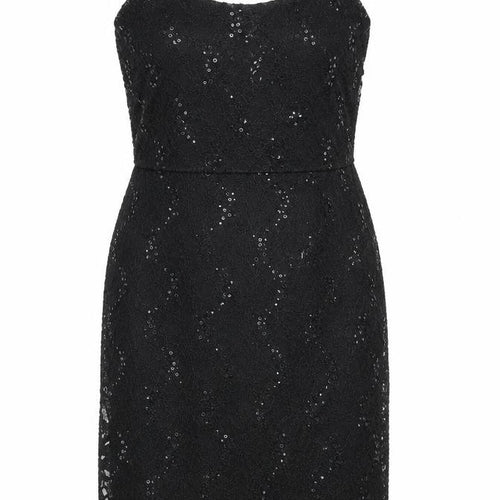 Select Womens Beige  Lace Pencil Dress  Size 12  - Sparkly