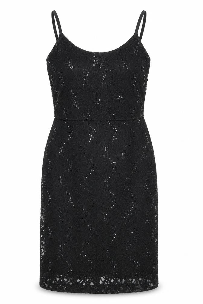Select Womens Beige  Lace Pencil Dress  Size 12  - Sparkly