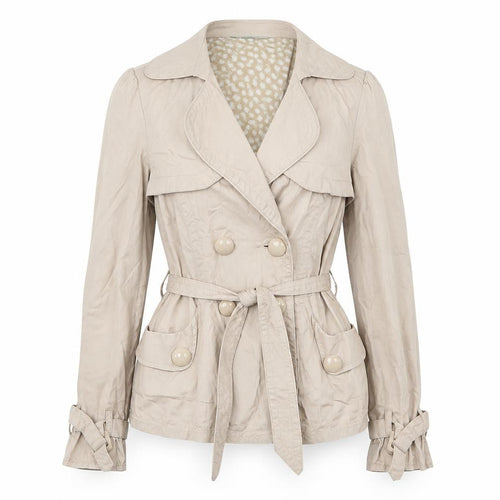 Red Herring Womens Beige   Jacket  Size 10