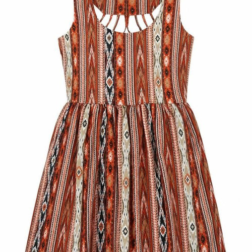 Blue Plate Womens Orange   A-Line  Size M